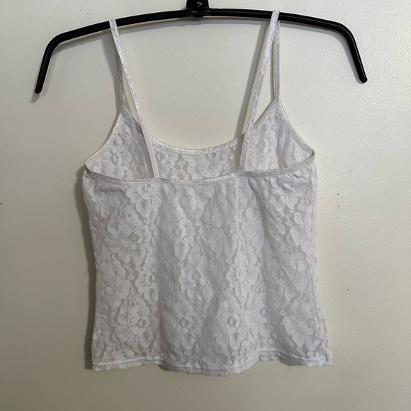 Two Stretch Lace Camisoles, One White and One Cream, Size M - Picture 5 of 5